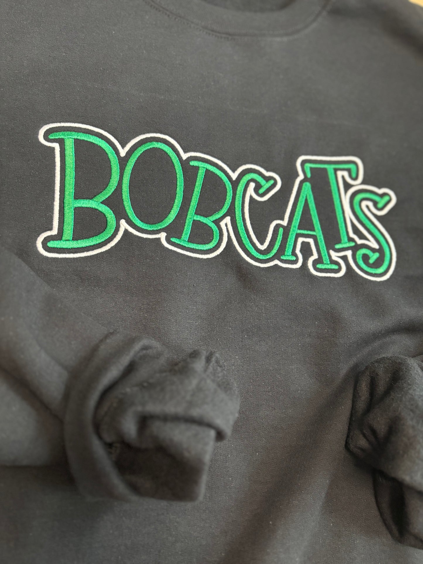 Bobcat Sweatshirt Fun Font