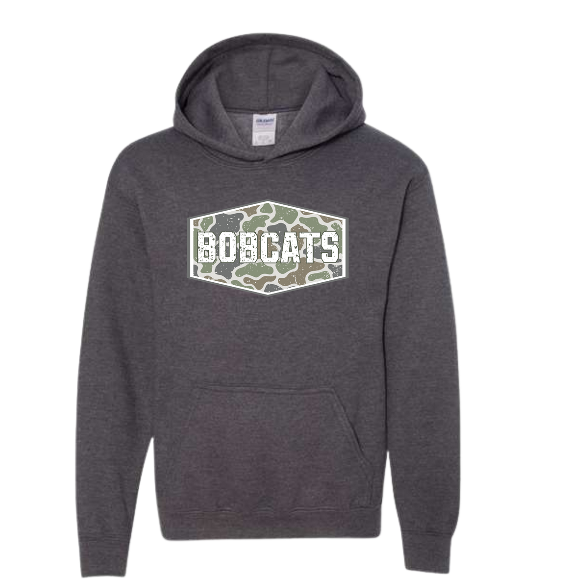 Bobcat Camo Crewneck or Hoodie