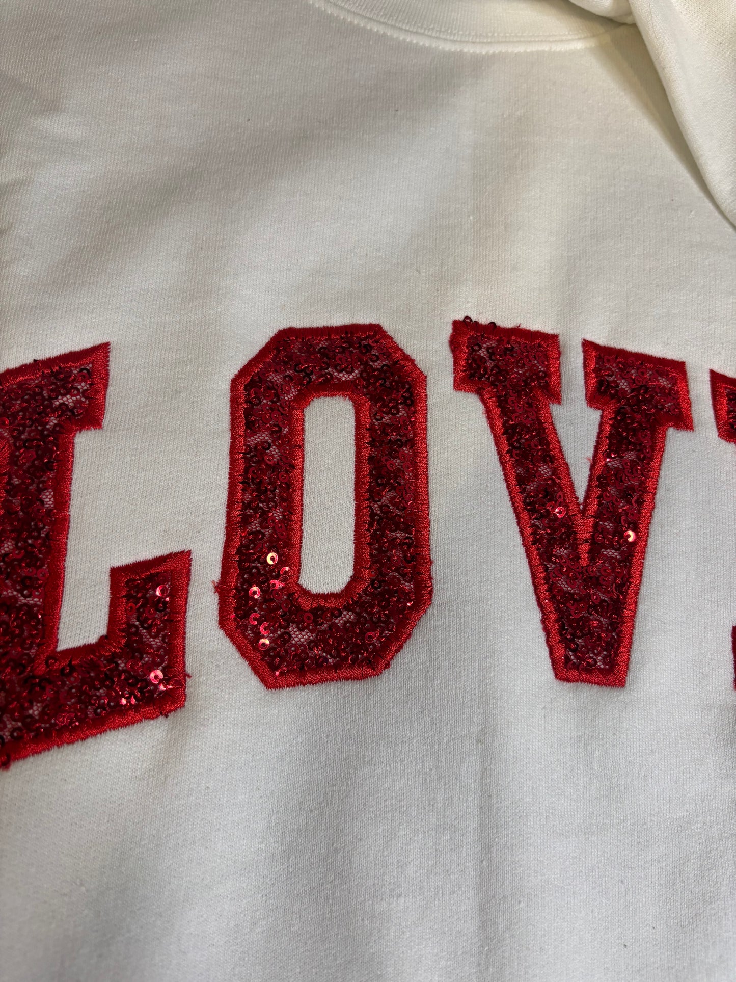 Love Sequins Sweatshirt