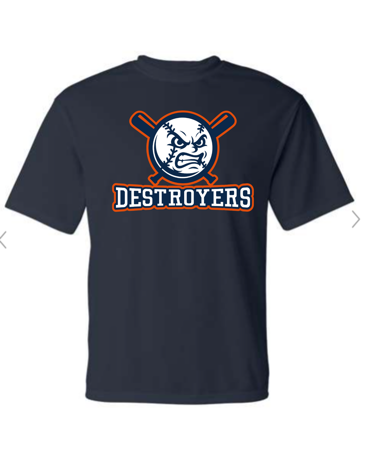 **NAME AND NUMBER ON BACK**- Youth Performance Destroyer Shirt
