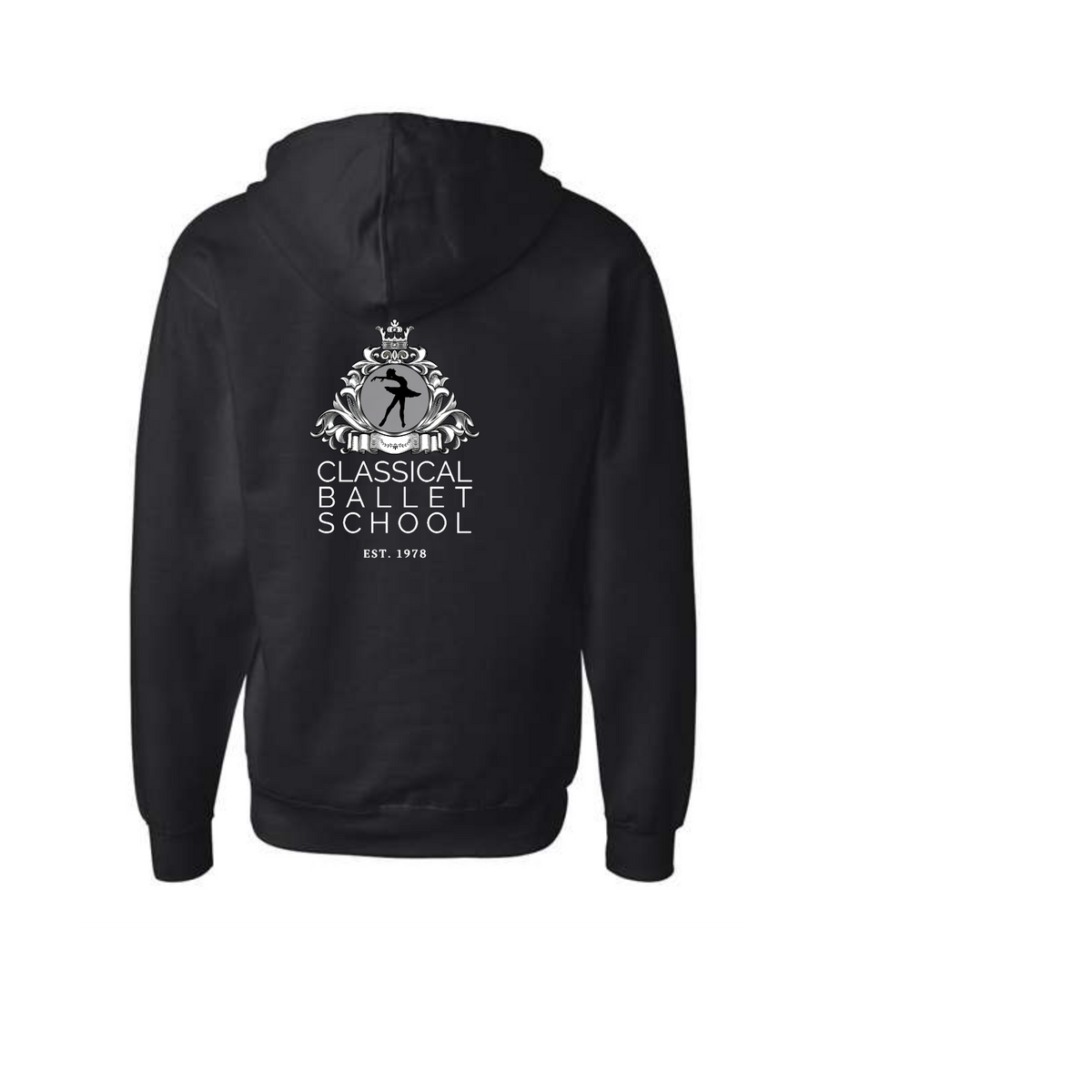 Classical Ballet School - Adult Zip Up Sweatshirt
