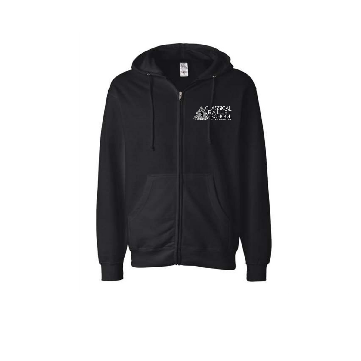 Classical Ballet School - Adult Zip Up Sweatshirt