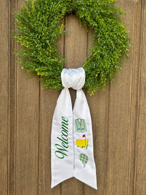 Golf Wreath Sash
